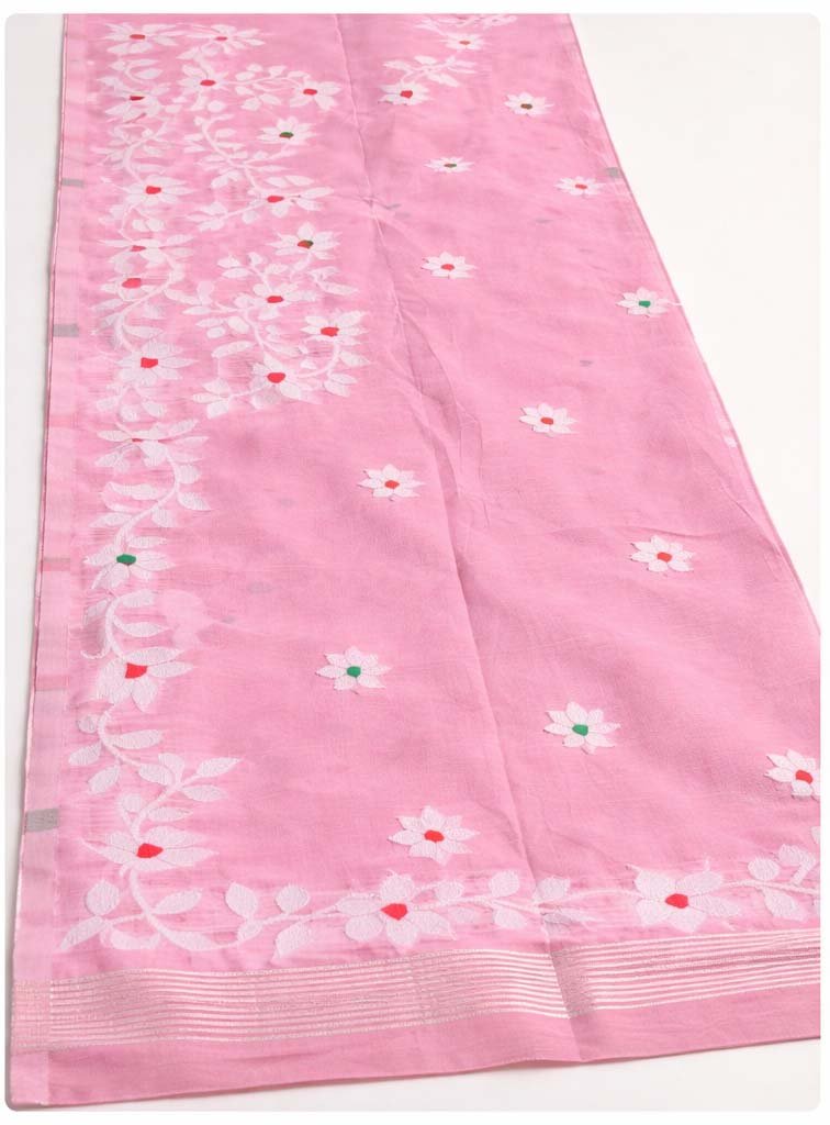 Bonolata Suvarna Muslin Saree - Image 2