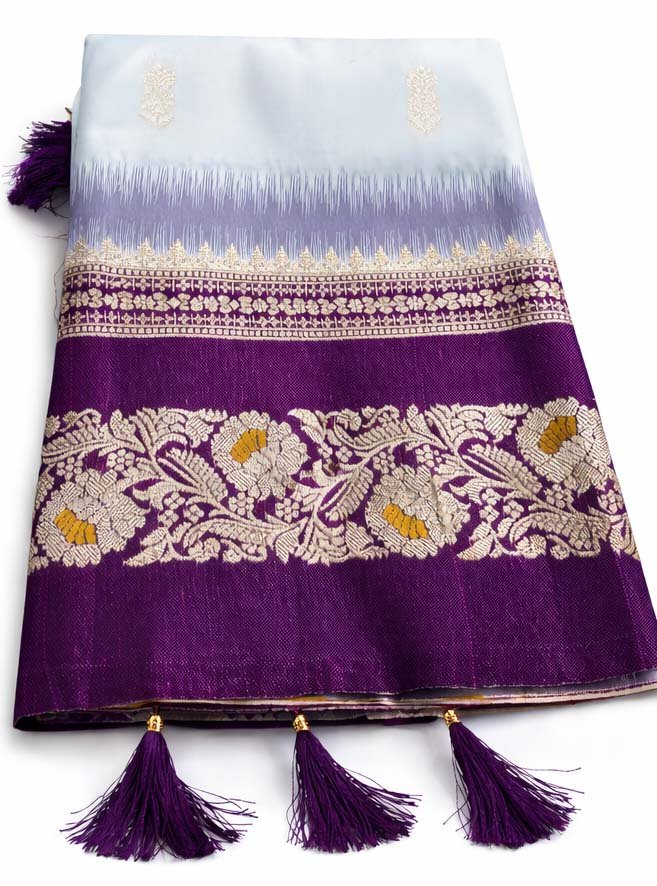 Tamra Noor Satin Silk Saree - Image 2