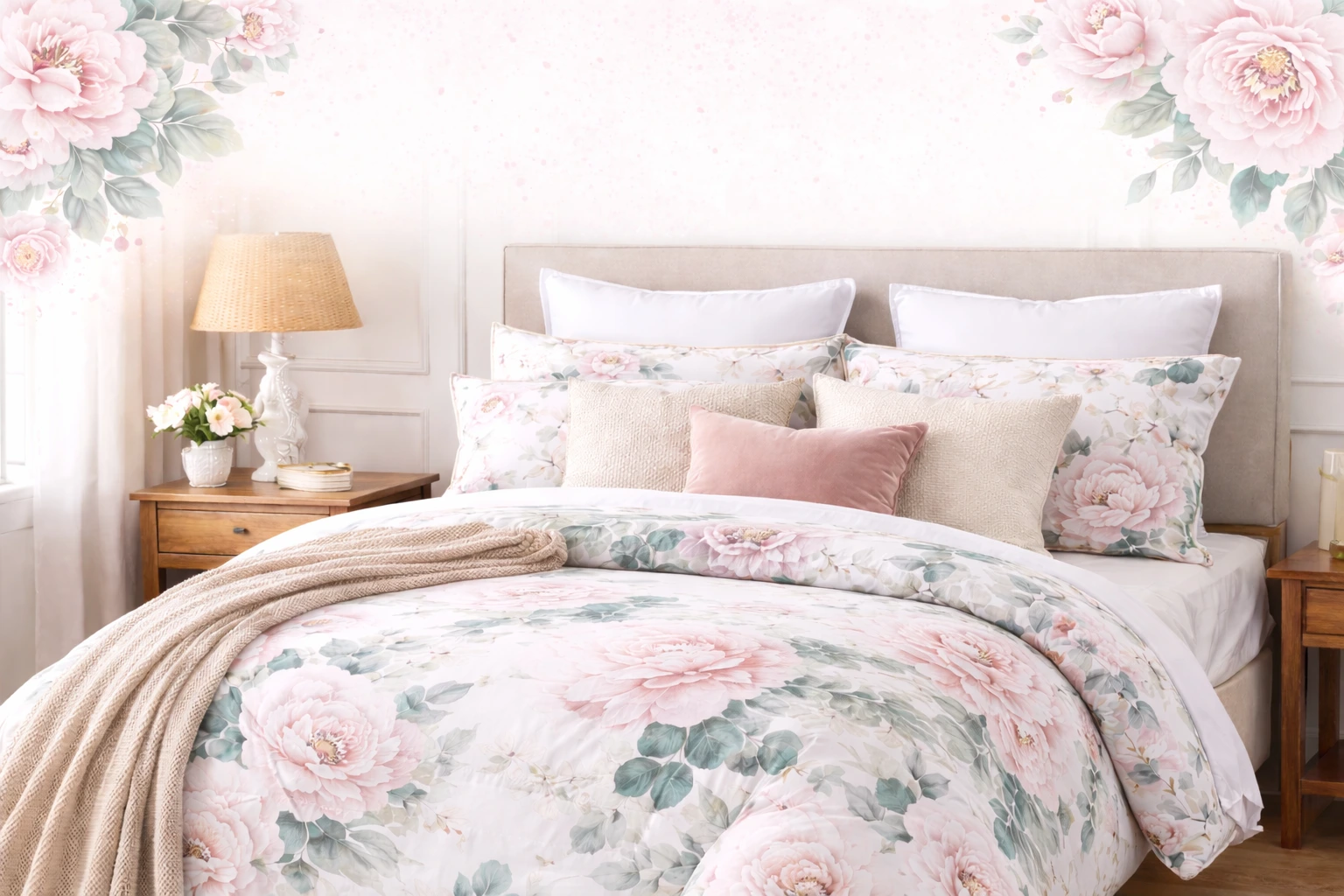 Premium Bed Covers Online for modern Indian homes